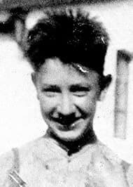 Young Hans Wegner photographed during his furniture apprenticeship in 1928